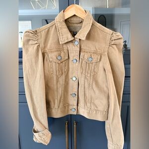 Blank NYC Tan Jean Jacket